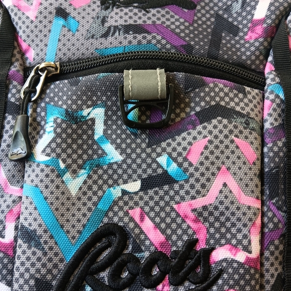 Roots Multicolor Star Pattern Backpack Full Size - Picture 6 of 6